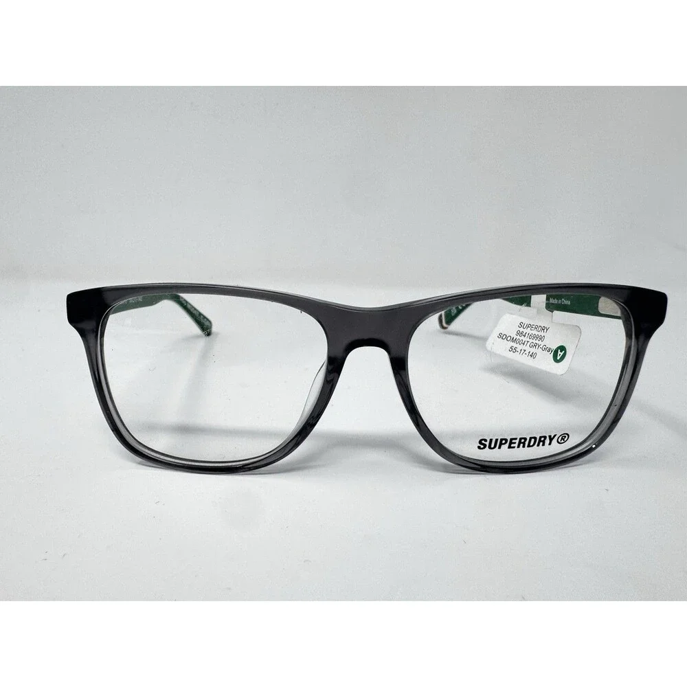 Superdry SDO M004T Grey Green Eyeglass Frames New Old Stock 55-17-140